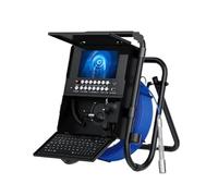 Caméra D'inspection De Tuyaux avec Compteur DVR, Clavier, Endoscope Industriel for Égouts, IP68 17 Mm Ou 23 éTanche Et RéSistant à l'usure(20m,23MM 512Hz)