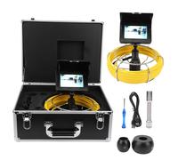 Caméra d'inspection de tuyaux industriels, Tenue dans la Main, 17mm, 5 Pouces, avec lumière LED, pour Endoscope d'égout (F5P17-20M)