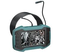 Caméra d'inspection endoscope 8 mm, écran 4,5", double objectif 1080p, IP67 étanche 6 LED, câble semi-rigide, 1700 mAh, carte max 64 Go (câble de 10 m)
