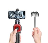 Caméra d'inspection Endoscope à direction 360° quadridirectionnelle HD 1080P Protection contre la surchauffe IP67 8 langues Batterie 5200mAh(F608A-Φ8.5-2M)