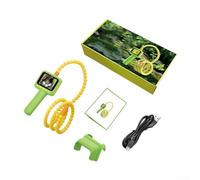 Caméra d'inspection endoscope avec lentille HD, 8 lumières LED, étanchéité IP67, design serpent flexible pour la maison et l'extérieur, outil de découverte adapté aux enfants