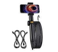 Caméra d'inspection endoscope industrielle 6 mm/8 mm avec sonde d'arrêt automatique flexible et lumière réglable
