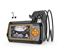 Caméra d'inspection endoscope industrielle de 10,9 cm, double lentille commutable, tube en forme de tube de 5,5 mm, pour aider à l'entretien du détecteur d'automobiles