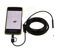 KALEA-INFORMATIQUE Caméra d'inspection Endoscope pour Mac PC et Smartphone capteur 7mm avec éclairage LED. Flexible étanche IP67 Longueur 5m