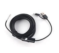 Caméra d'inspection endoscope USB SustVita avec vidéo HD 720p, objectif de 3,9 mm de diamètre et indice IP67, cette caméra serpent de type C dispose de 6 LED réglables pour Android (5 meters soft