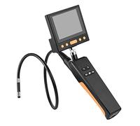 Caméra d'inspection endoscopique, endoscope à double objectif 1080p avec lumière, moniteur HD, câble étanche de 5 m, carte de 32 Go pour une utilisation domestique et automobile