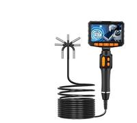 Caméra d'inspection endoscopique rotative à 360 degrés, objectif de 6,4 mm, caméra endoscopique articulée HD(3.9mm 4.3 inch)