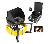 Caméra d'inspection sans Fil WiFi avec Compteur de Compteur, caméra d'égout de vidange, Endoscope de Pipeline IP68, Endoscope DVR avec Moniteur de 7 Pouces, AV