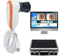 Caméra d'iridologie USB pour analyseur d'iris, caméra d'analyse d'iris 5,0 MP, caméra d'iriscope oculaire avec Objectif d'iris 30X et Logiciel d'analyse