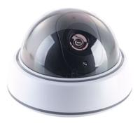 Caméra dôme factice - VISORTECH - Modèle - Imite caméra 360° - Alimentation sans fil - LED clignotante