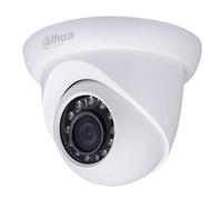 Caméra dôme IP DAHUA 4 MP pour intérieur/extérieur avec classe de protection IP67 Vision nocturne de 30 m et objectif fixe 2,8 mm. Alimentation PoE