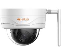 Caméra dôme IP Lupus LE204 WLAN, caméra de surveillance extérieure, enregistrement SD, fabricant allemand, sans fil via WLAN, vision nocturne, boîtier métallique, y compris logiciel PC/Mac, sans batterie