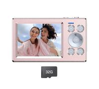 Caméra double écran 5000 W Imagerie 16x Zoom numérique antichoc Corps pour voyage scolaire Photographie Double écran Appareil photo numérique pour étudiants