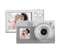 Caméra double écran 5000 W Imagerie 16x Zoom numérique antichoc Corps pour voyage scolaire Photographie Double écran Appareil photo numérique pour étudiants