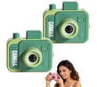 Camera Double Prank Water Gun, 2026 Prank Cameras Water Gun - for Forward & Reverse Shot, for Parties, Garden, Pool, Beach and Summer Fun (2 Green)