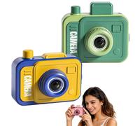 Camera Double Prank Water Gun, 2026 Prank Cameras Water Gun - for Forward & Reverse Shot, for Parties, Garden, Pool, Beach and Summer Fun (Green+Blue)