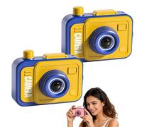 Camera Double Prank Water Gun, 2026 Prank Cameras Water Gun - for Forward & Reverse Shot, for Parties, Garden, Pool, Beach and Summer Fun (2 Blue)