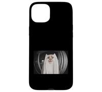 Caméra drôle pour Porte d'entrée, Chat, fantôme, Meme Halloween Coque pour iPhone 15 Plus