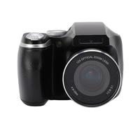 Caméra DSLR, CMOS 2,88 Pouces écran LCD 12X Optical 6X Zoom Digital Camera Video Recorder pour Travel Portrait Décor (Black)