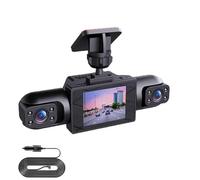 Caméra embarquée 360° Full View avec détection de mouvement 4K UHD avant 1080p côté caméra arrière prend en charge l'enregistrement de cycle grand angle 170 degrés Smart Parking Surveillance caméra
