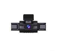 Caméra embarquée 4 canaux avec couverture à 360 degrés, résolution frontale 1080p et support de caméra auxiliaire 480p (4 avant)