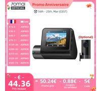 70mai DashCam A200 Avant et Arriere HDR