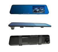 Caméra embarquée, Cam Dual Lens Front and Inside Car DVR Night Vision Loop Recording, pour Les Voitures(A47-6M-RCC-BL-GPS)