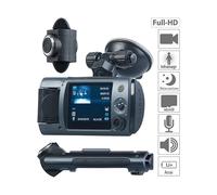 Caméra embarquée Full HD à 2 objectifs, ultra-grand angle 150° et capteur Sony