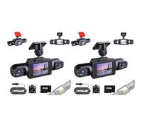 Caméra embarquée Full View 360 degrés 4 canaux vision nocturne DVR sans fil avec mode stationnement 24h pour les nouveaux conducteurs