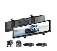 Caméra embarquée pour Voiture, Cam Ultra HD 4 * 1080P 4CH Car DVR 12”Touch IPS WiFi 24H Parking Monitor Night Vision Camera Video Recorder,pour Les Voitures