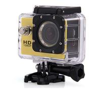 Camera Embarquée Sport LCD Caisson Étanche Waterproof Full HD 1080P Jaune 64 Go YONIS