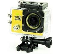 Caméra sport YONIS Camera Embarquée Sports Wi-Fi LCD Caisson Etanche Waterproof 12 Mp Full HD Jaune + SD 64Go
