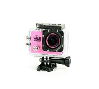 Camera Embarquée Sports Wi-Fi LCD Caisson Étanche Waterproof HD 12 Mp Rose 8 Go YONIS