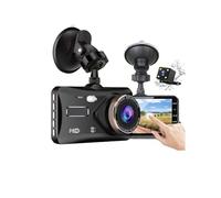 Caméra Embarquée Voiture Caméra De Tableau De Bord IPS 24h HD 1080P 4" Avec Écran Tactile IPS Caméra Avant Et Arrière DVR De Voiture Enregistreur Vidéo De Conduite De Nuit Dashcam Voiture(Camera No 24