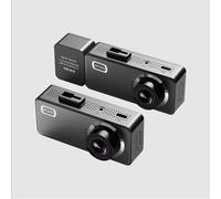 Caméra embarquée WiFi 3 canaux for Voiture, enregistreur vidéo HD 2K 1440P, 3 objectifs, Vision Nocturne Infrarouge, Mode stationnement 24h/24, boîte Noire