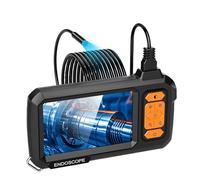 Caméra endoscope 1080p avec écran IPS de 4,3" étanche - 8 mm - Câble double rigide de 30 m - 2 à 100 m