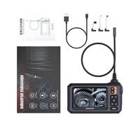 Caméra endoscope HD 1920p - Écran IPS de 4,3" 8 LED - Outil d'inspection des tuyaux d'égout - Boroscope pour câble semi-rigide étanche IP67 - Vidéoscope pour tuyaux d'échappement automatique