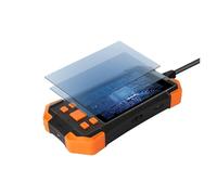 Caméra endoscopique, 108 0P HD Caméra d'endoscope numérique 4,3 pouces LCD de contrôle vidéo la distance focale 4cm-5m d'inspection 3000mAh avec 6 LED