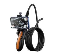 Caméra endoscopique, 180 Degrés Direction 5G Caméra Endoscope Industriel 8MM HD1080P 360° Rotation Étanche Inspection Borescope LEDs Mallette À Outils(1.5m,Soft Snake Tube)