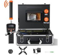 Caméra endoscopique - 40m d'inspection des égouts - Industrie 1000TVL HD - carte SD 16GB - Localisateur 512Hz - écran couleur DVR - 480P - 4500mAh.