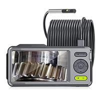 Caméra endoscopique 5 mm, double objectif 1080p, grand angle de 140°, écran de 12,7 cm, 3500 mAh, étanche IP67, lampe de poche, étui robuste, pour plomberie CVC automobile