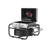 CaméRa Endoscopique 7/9 "écran 17/23mm Tube lentille caméra d'inspection de tuyau d'égout localisateur 512HZ auto-nivellement DVR vidéo Endoscope(30m,9IN DVR 23MM)