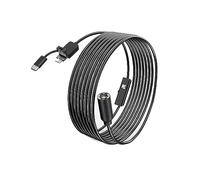 Caméra Endoscopique À Mise Au Point Automatique 14.2mm, Objectif Étanche IP68 5.0MP HD1944P 3 en 1 for Endoscope Type-c/Micro-USB/USB, Contrôle De Voiture Image HD(1m,14.2mm Soft Cable)