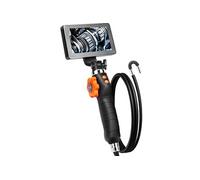 VEVOR Endoscope Articulé Bidirectionnel 180° Caméra Endoscopique Objectif 6,4 mm Écran IPS LED Zoom 8X Câble 1,5 m Carte 32 Go Étanche IP67 pour Inspection Automobile Vidange Canalisation Plomberie