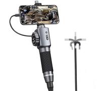 Caméra endoscopique bidirectionnelle articulée à 210° de 5,5 mm for tablette, enregistrement vidéo avec son, 2 MP(6.2mm Lens)