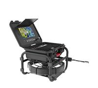 Caméra endoscopique, Caméra d'inspection de tuyau d'égout DVR 9 "IPS 23mm 1080P IP68 512HZ compteur d'endoscope localisateur avec carte vidéo 16GB 20/30/40M(20M-Without Receiver)