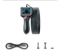 Caméra endoscopique, caméra endoscopique avec objectif de 8 mm avec lumières, machine tout-en-un portable d'endoscope à tube à main, entretien automobile pour inspection (20 m carré)