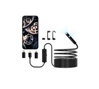 Caméra Endoscopique Double Objectif Endoscope Pour Android iOS Avec Câble 500cm