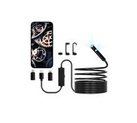 Caméra Endoscopique Double Objectif Endoscope Pour Android iOS Avec Câble 500cm
