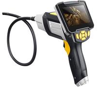 Caméra Endoscopique, Endoscope numérique Industriel 4,3 Pouces LCD Endoscope vidéoscope avec capteur CMOS caméra d'inspection Semi-Rigide Endoscope Portable(5m)